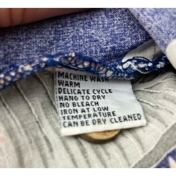 *Tommy Bahama Mens Shirt Size L Tropical Hawaiian Rayon Button Front Short Slv - Picture 7 of 8